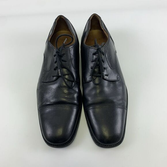 BOGO Johnston Murphy Knowland Cap Toe Oxford Black Leather Lace Up Shoe Men 11.5 main image 5